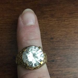 Ring 14k over silver